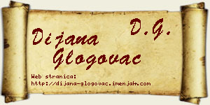 Dijana Glogovac vizit kartica